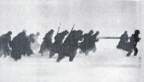 Γερμανοί στρατιώτες μπροστά στη Μόσχα
