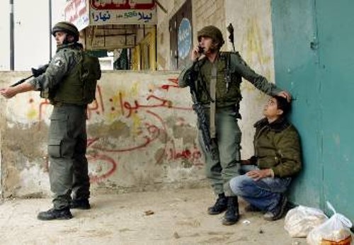 Από ισραηλινή εισβολή στη Δυτική Οχθη