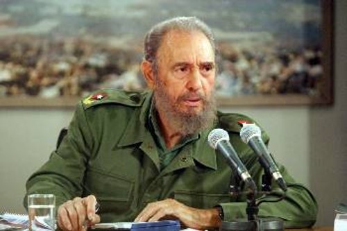 Ο ηγέτης της Κουβανικής Επανάστασης, σε πρόσφατη παρουσία του στην εθνική τηλεόραση