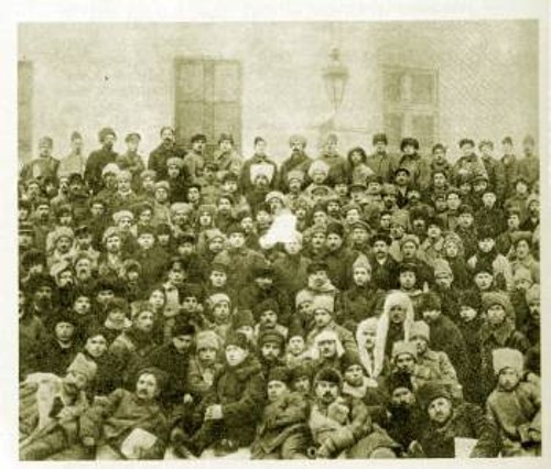 Αντιπρόσωποι στο 2ο Πανρωσικό Συνέδριο των μεταλλωρύχων στο Κρεμλίνο (Μόσχα 23-24 Γενάρη 1921)