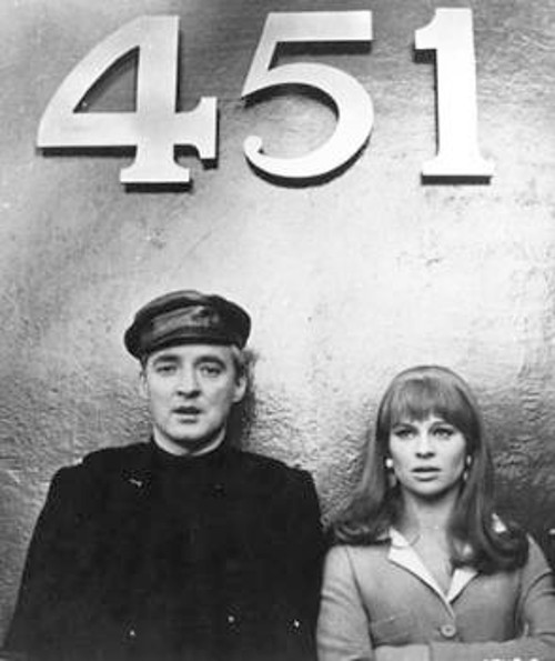 Η Τζούλι Κρίστι και ο Οσκαρ Βέρνερ στην ταινία του Τριφό «Φαρενάιτ 451»