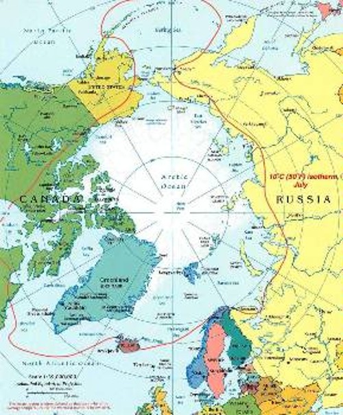 Η γεωστρατηγική θέση της περιοχής και οι μεγάλες ανεκμετάλλευτες πλουτοπαραγωγικές πηγές βρίσκονται στο επίκεντρο των ιμπεριαλιστικών ανταγωνισμών για το μέλλον της Αρκτικής