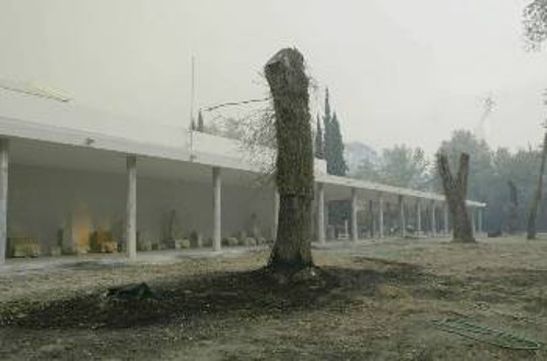 Το μουσείο όπως ήταν το καταστροφικό καλοκαίρι του 2007