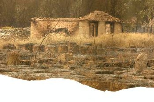 Αρχαία Ολυμπία: Η καμένη αποθήκη φύλαξης αρχαιοτήτων