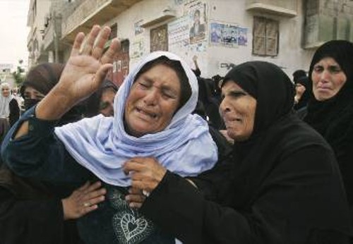 Ο θρήνος από τα θύματα της ισραηλινής κατοχής είναι καθημερινός