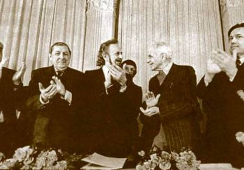 Μόσχα 1977, κατά την τελετή απονομής του Βραβείου Λένιν