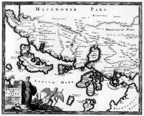 Ενας από τους χάρτες του Ιονίου Πελάγους