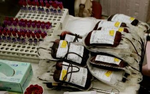 Η κρατική μέριμνα είναι μηδενική, τόσο για την ανάπτυξη της εθελοντικής αιμοδοσίας, όσο και στη μεταφορά του αίματος