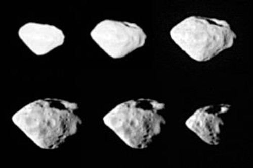 Οψεις του αστεροειδούς Στάινς, από τις κάμερες της «Ροζέτα»