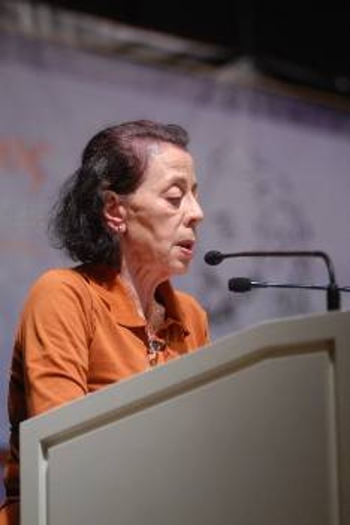 Η συντρόφισσα Αριστούλα στο Επιστημονικό Συνέδριο της ΚΕ του ΚΚΕ για τον Γιάννη Ρίτσο, το 2009