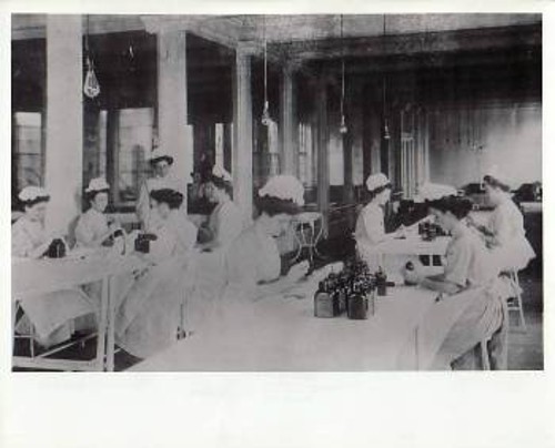 Εργάτριες του εργοστασίου «Τζόνσον και Τζόνσον» (ΗΠΑ) στις αρχές του 1891