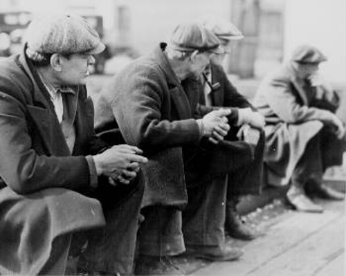 Ανεργοι στην πόλη της Νέας Υόρκης την περίοδο της οικονομικής κρίσης, 1934