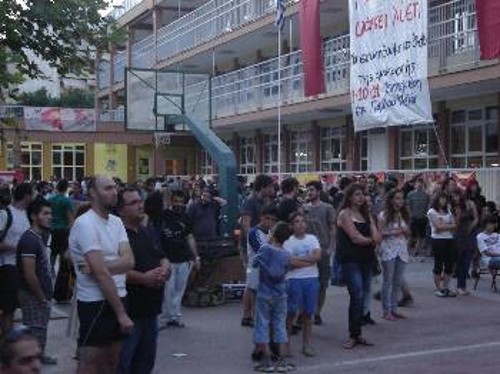Στιγμιότυπο από τις εκδηλώσεις στη Θεσσαλονίκη