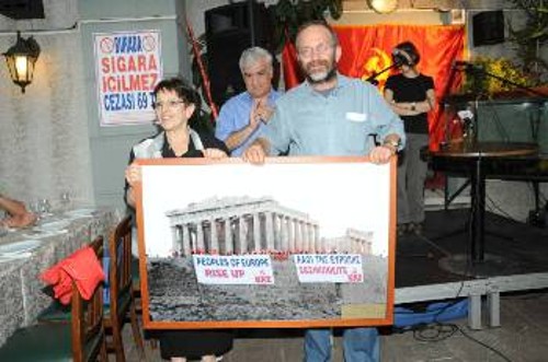 Απο περσυνή κοινή εκδήλωση του ΚΚ Τουρκίας με το ΚΚΕ στην Κωνσταντινούπολη