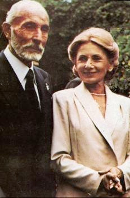 Ο Μ. Κατράκης με τη Λ. Αλμα