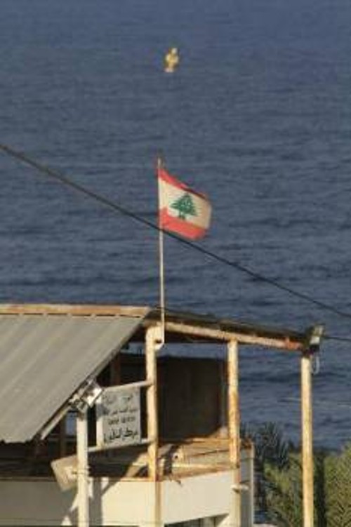 Σημείο κοντά στα αδιευκρίνιστα σύνορα Λιβάνου - Ισραήλ όπου στη θαλάσσια περιοχή υπάρχει το κοίτασμα του «Λεβιάθαν»