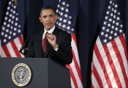 Ο Ομπάμα με την «επανεκκίνησή» του επιχειρεί να κατοχυρώσει τα συμφέροντα των αμερικανικών μονοπωλίων