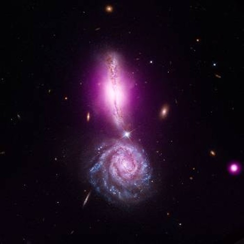 Ενα θαυμαστικό στον ουρανό, το πιο ταιριαστό σύμβολο για τη σύγκρουση των γαλαξιών VV 340, που μόλις αρχίζει (με την αστρονομική έννοια)