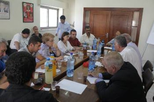 Αποστολή των ΠΣΕ - ΠΟΔΝ στην Παλαιστίνη. Συνάντηση με οργανώσεις