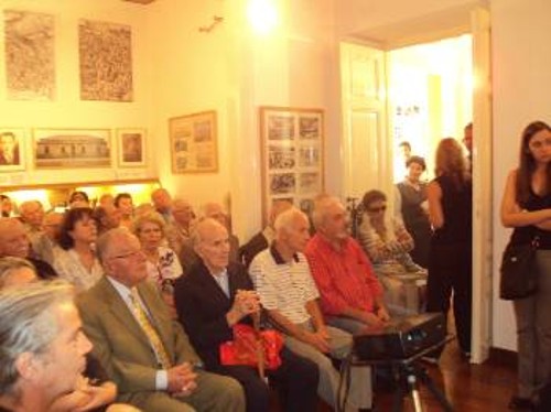 Κατάμεστοι ήταν οι χώροι του Μουσείου στην εκδήλωση τιμής για το Νίκο Μαλάμογλου.