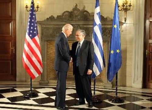 Μόνο καινούρια δεινά πρέπει να περιμένει ο λαός από τις συναντήσεις όπως αυτή ανάμεσα στις κυβερνήσεις ΗΠΑ - Ελλάδας