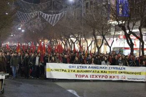Από τις διαδηλώσεις το 2012 ενάντια στην δανειακή σύμβαση