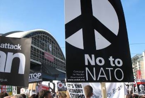 Από τις κινητοποιήσεις τις προηγούμενες μέρες στο Σικάγο ενάντια στο ΝΑΤΟ