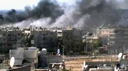 Από τις συγκρούσεις στη Χομς