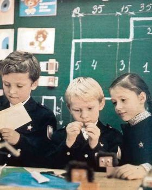 Μάθημα σε σοβιετικό σχολείο