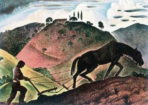 «Οργωμα» (1937), λάδι σε καμβά