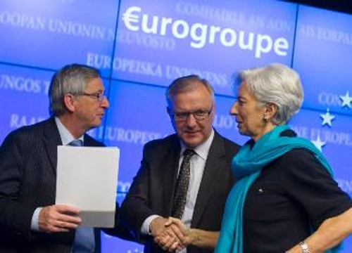ΕΕ και ΔΝΤ είναι θεματοφύλακες της εφαρμογής μέτρων στρατηγικής σημασίας για το κεφάλαιο, που έχουν προαποφασιστεί και επιταχύνονται σε συνθήκες κρίσης
