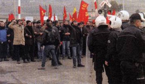 Από τις κινητοποιήσεις των Τούρκων κομμουνιστών ενάντια στους ΝΑΤΟικούς πυραύλους