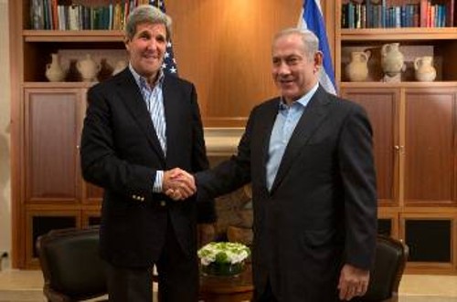 Από την προχτεσινή συνάντηση του ΥΠΕΞ των ΗΠΑ με τον Ισραηλινό πρωθυπουργό