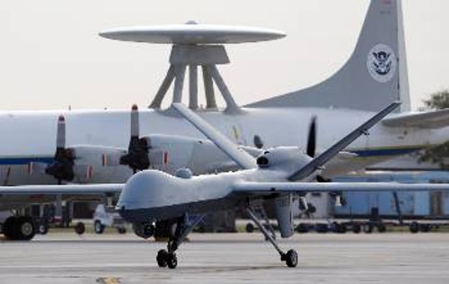 Τα «drones» της Πολεμικής Αεροπορίας των ΗΠΑ αποτελούν πλέον αναπόσπαστο κομμάτι των στρατιωτικών επιχειρήσεων στις ιμπεριαλιστικές επεμβάσεις τους...