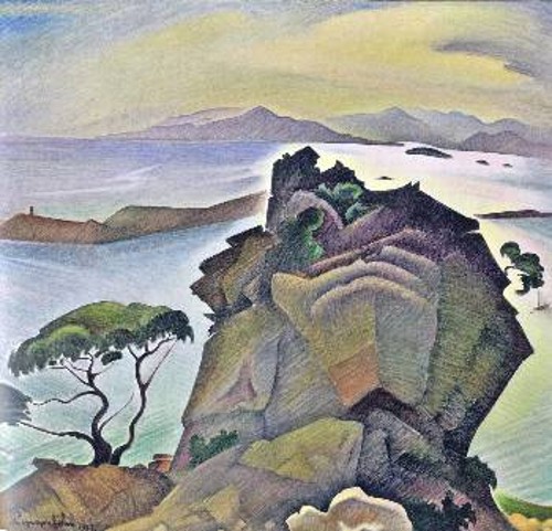 «Βράχος στο Αιγάλεω» (1937), λάδι σε καμβά