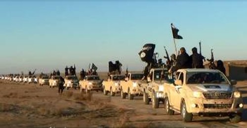 Τζιχαντιστές του «Ισλαμικού Κράτους», που θέριεψαν οι ιμπεριαλιστές των ΗΠΑ, ΝΑΤΟ, ΕΕ και συμμάχων τους στη Μέση Ανατολή με πλήρη εξοπλισμό το 2014