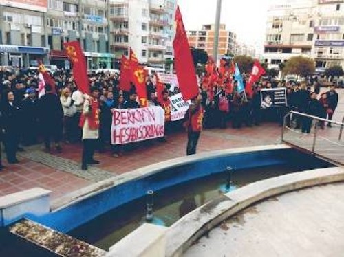 Από διαδήλωση των Τούρκων κομμουνιστών στη Σμύρνη