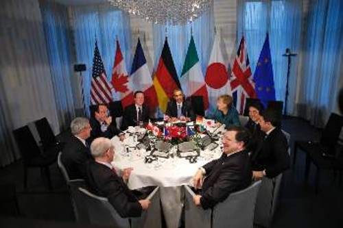 Οι ιμπεριαλιστές ηγέτες του G7 συζητούν για την Ουκρανία