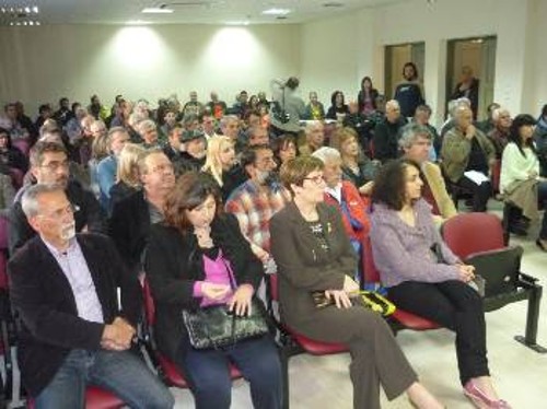 Στιγμιότυπο από την εκδήλωση στην Καρδίτσα