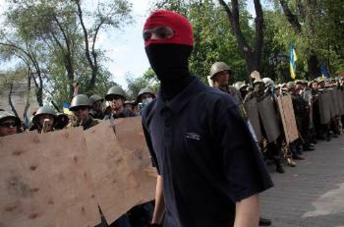 Φασίστες του «Δεξιού Τομέα» που έδρασαν στο μακελειό στην Οδησσό