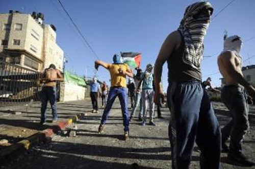 Από τις τελευταίες συγκρούσεις Παλαιστινίων και ισραηλινών κατοχικών δυνάμεων στην Ανατολική Ιερουσαλήμ