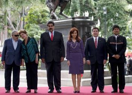 Από τη συνάντηση των ηγετών του «Μερκοσούρ» στο Καράκας