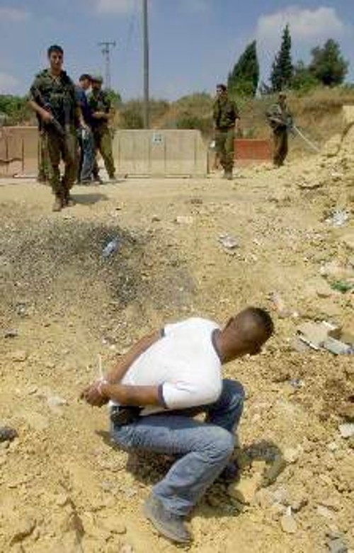 Σύλληψη από ισραηλινούς στρατιώτες