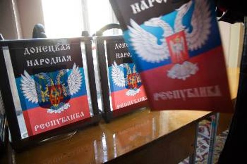 Οι κάλπες στο Ντονέτσκ έχουν στηθεί