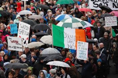 Από διαδήλωση στο Δουβλίνο το περασμένο Σάββατο