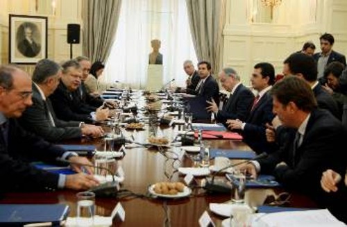 Από τη διυπουργική σύσκεψη που πραγματοποιήθηκε την Τετάρτη στο υπουργείο Εξωτερικών με θέμα την προετοιμασία του Ανώτατου Συμβουλίου Συνεργασίας Ελλάδας - Τουρκίας