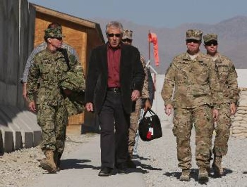 Από την επίσκεψη, στις αρχές Δεκέμβρη, του υπουργού Αμυνας των ΗΠΑ, Τσακ Χέιγκελ