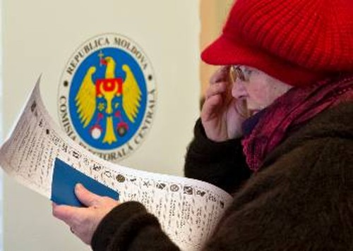 Από τις πρόσφατες εκλογές στη Μολδαβία