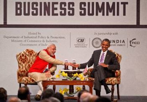 Ο Ομπάμα στην Ινδία για ...μπίζνες