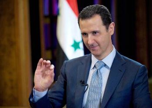 Από τη συνέντευξη του Μπασάρ Ασαντ στο ΒΒC